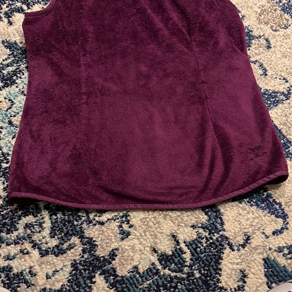 Mammut Purple Soft AF Fleece Hoodie Vest Size Medium - Picture 5 of 6
